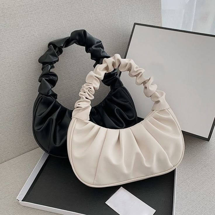 Cyflymder Pleated Cloud Handlebags for Women Shoulder Bag