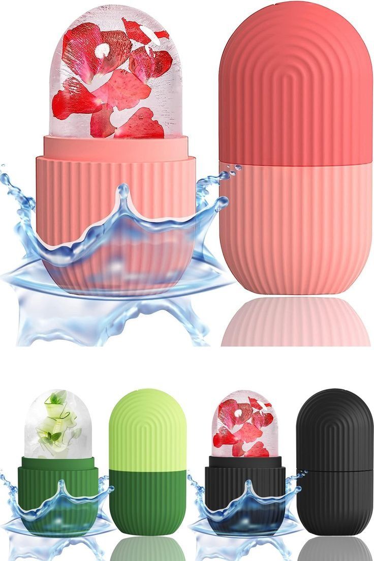 Silicone Ice Cube Roller Massager for Face